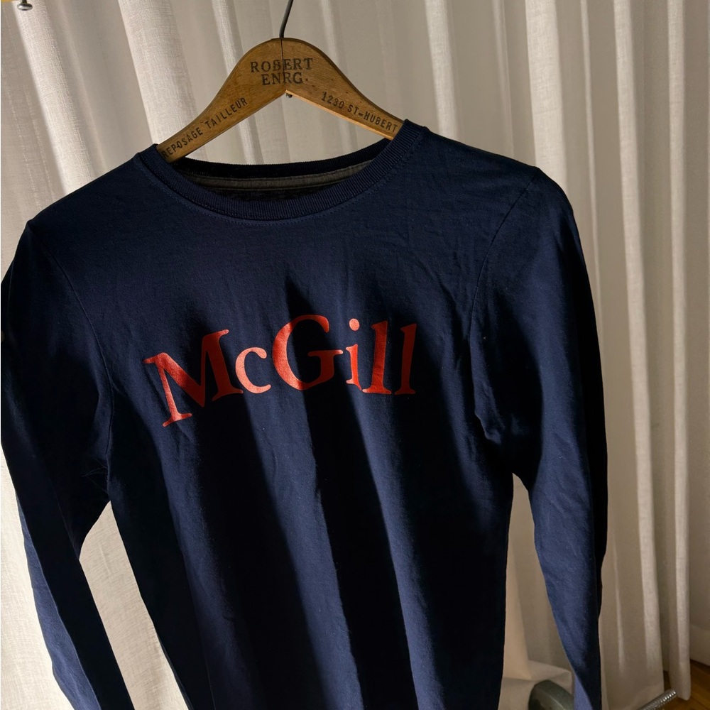 Russell Athletic Navy Long Sleeve Shirt